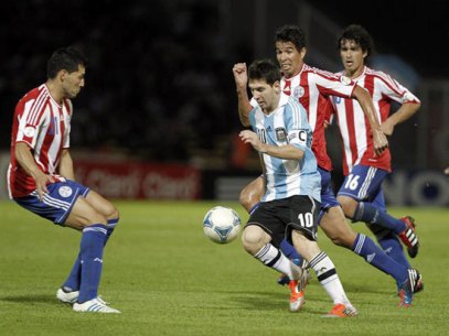 Lionel Messi Argentina paraguay