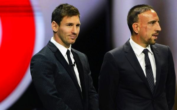 Messi Ribery gala mejor jugador europa 2013