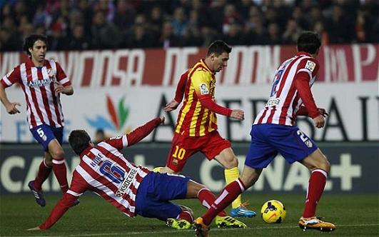 jugadas messi vs atletico madrid 2014
