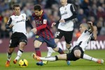 Jugadas de Messi vs Valencia 01.02.2014